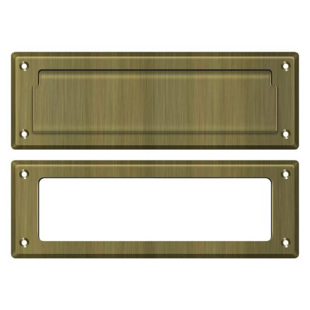 BRASS Accents 10 in x 3 in Brass Mail Slot & Reviews Wayfair
